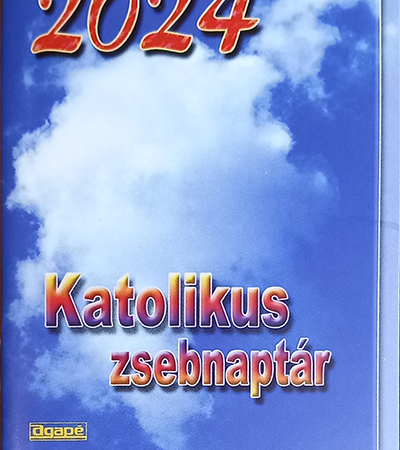 Katolikus zsebnaptár 2024 (Agapé)