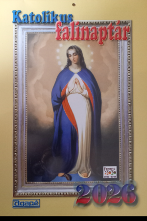 Katolikus falinaptár 2026 (Agapé)