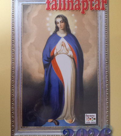 Katolikus falinaptár 2026 (Agapé)