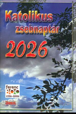 Katolikus zsebnaptár 2026 (Agapé)