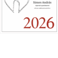 Simon András asztali naptár 2026