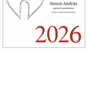 Simon András asztali naptár 2026