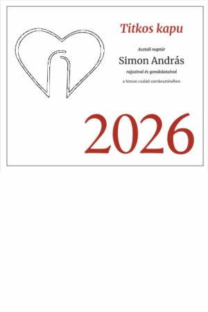 Simon András asztali naptár 2026
