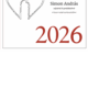 Simon András asztali naptár 2026