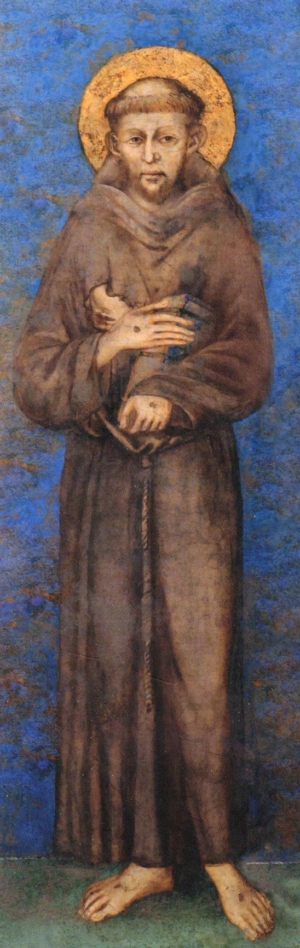 Szent Ferenc könyvjelző