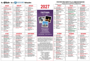 Egylapos falinaptár 2027 ÚJ EMBER