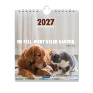 2027-es állatos falinaptár – Ne félj...