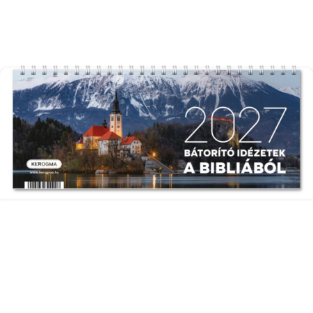 2027 Asztali naptár – Bátorító igék a Bibliából