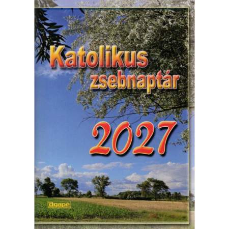 Katolikus zsebnaptár 2027 AGAPÉ